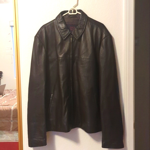 Genuine Leather Jacket, L-XL - Picture 1 of 10